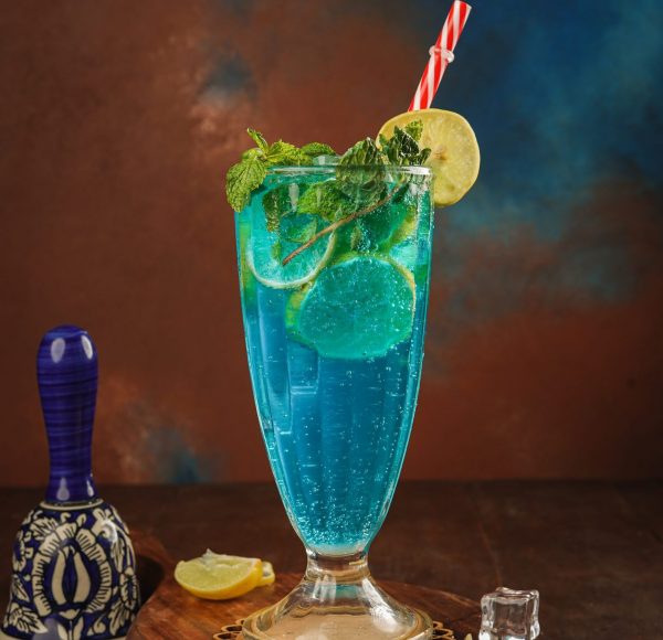 Blue Lagoon Mocktail
