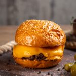 Cheesy Lava Burger